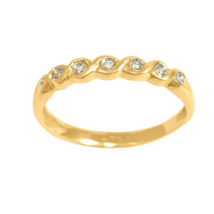 Anel Aparador Ouro 18k e Diamantes