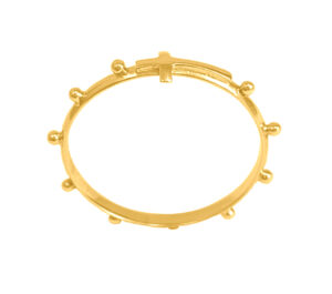 Anel Terço Ouro 18k