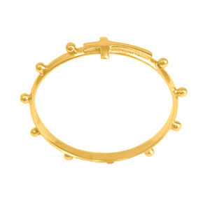 Anel Terço Ouro 18k