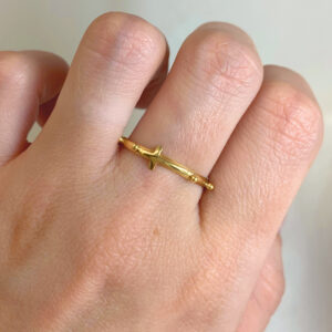 Anel Terço Ouro 18k