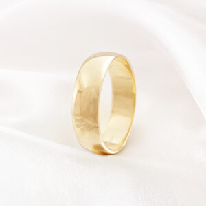 Aliança Ouro 18k Clássica Abaulada – 7mm