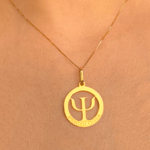 Pingente Psicologia Ouro 18k