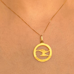 Pingente Enfermagem Ouro 18k