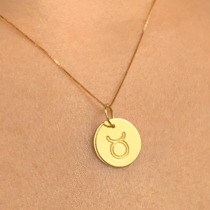 Pingente Signo Touro Ouro 18k