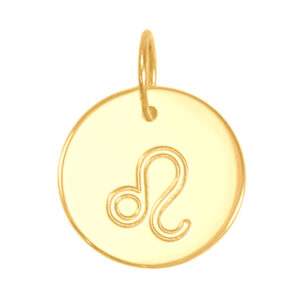 Pingente Signo Leão Ouro 18k
