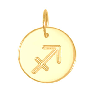 Pingente Signo Sagitário Ouro 18k