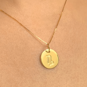 Pingente Signo Capricórnio Ouro 18k
