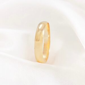 Aliança Ouro 18k Tradicional - Abaulada 4mm