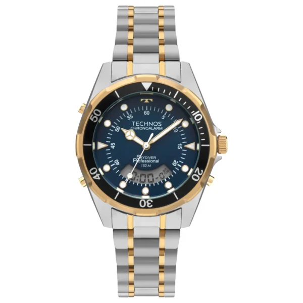 Relógio Technos Masculino Skydiver Bicolor