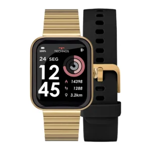 Relógio Technos Smartwatch Max Connect Dourado e Preto
