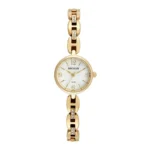 Relógio Seculus  Feminino Kit Bracelete Cristais Dourado 1