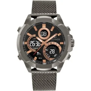 Relógio Technos Masculino Digitech Grafite