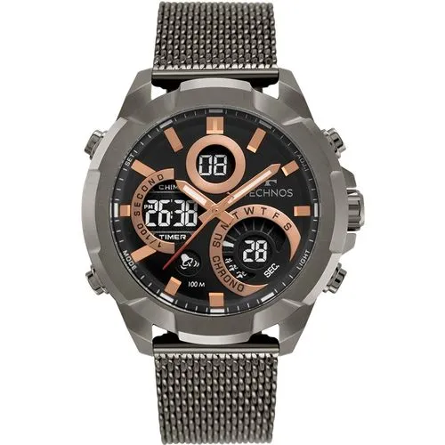 Relógio Technos Masculino Digitech Grafite