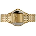Relógio Seculus  Masculino Social Visor Texturizado Dourado 3