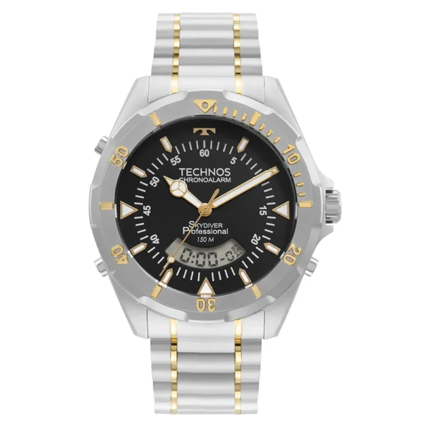 Relógio Technos Masculino Skydiver Bicolor