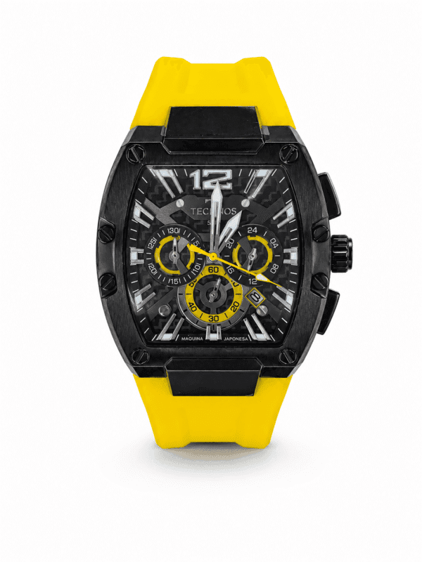 Relógio Technos Performance Preto com Pulseira Silicone
