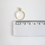 Anel Solitário em Ouro 18k com Topázio Azul Natural  4mm 5