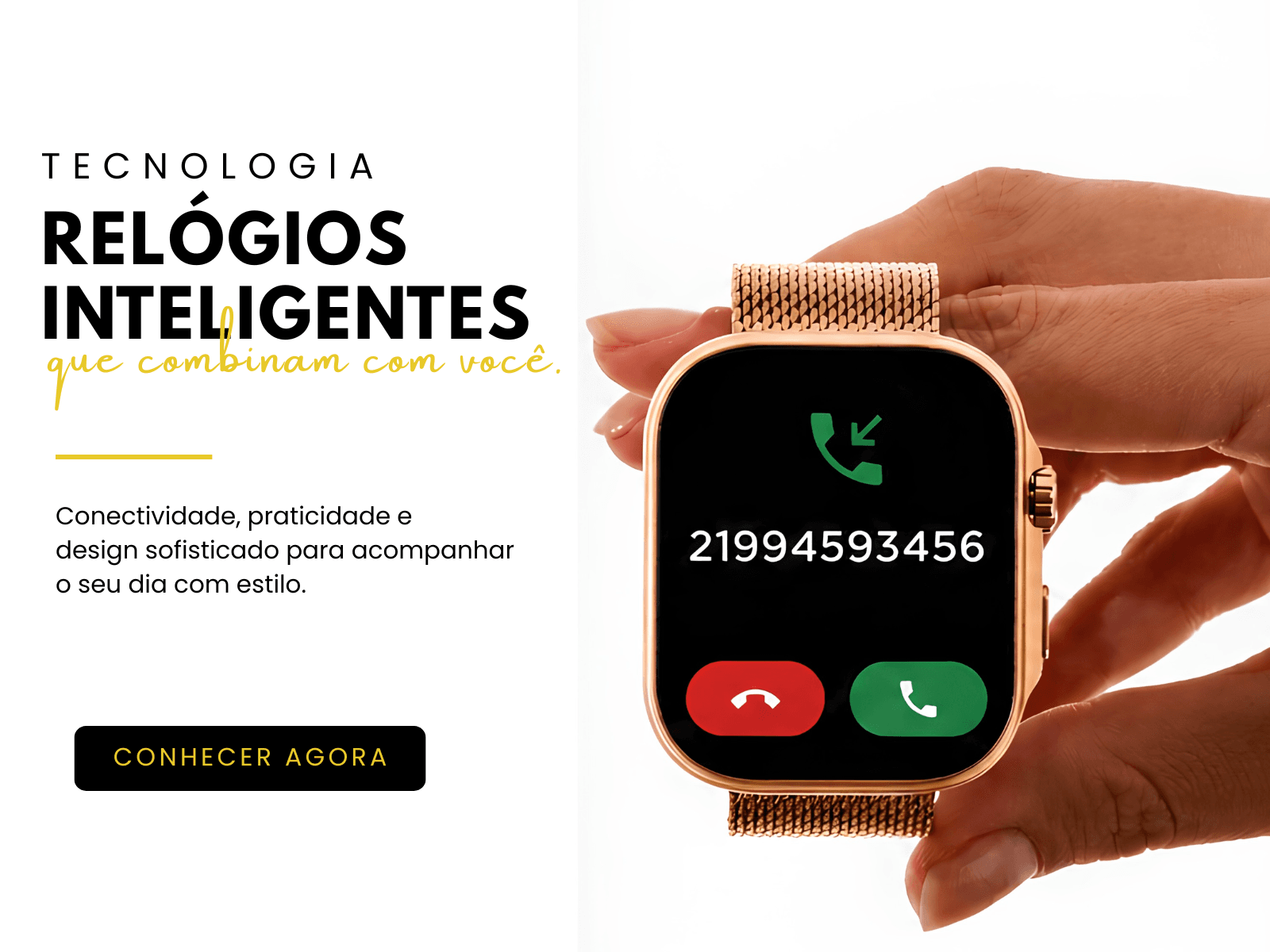 Tecnologia: relógios inteligentes